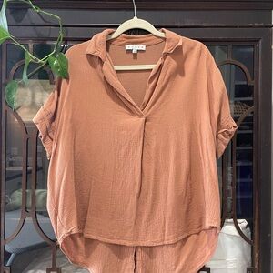HYFVE Women's Blouse in Rust